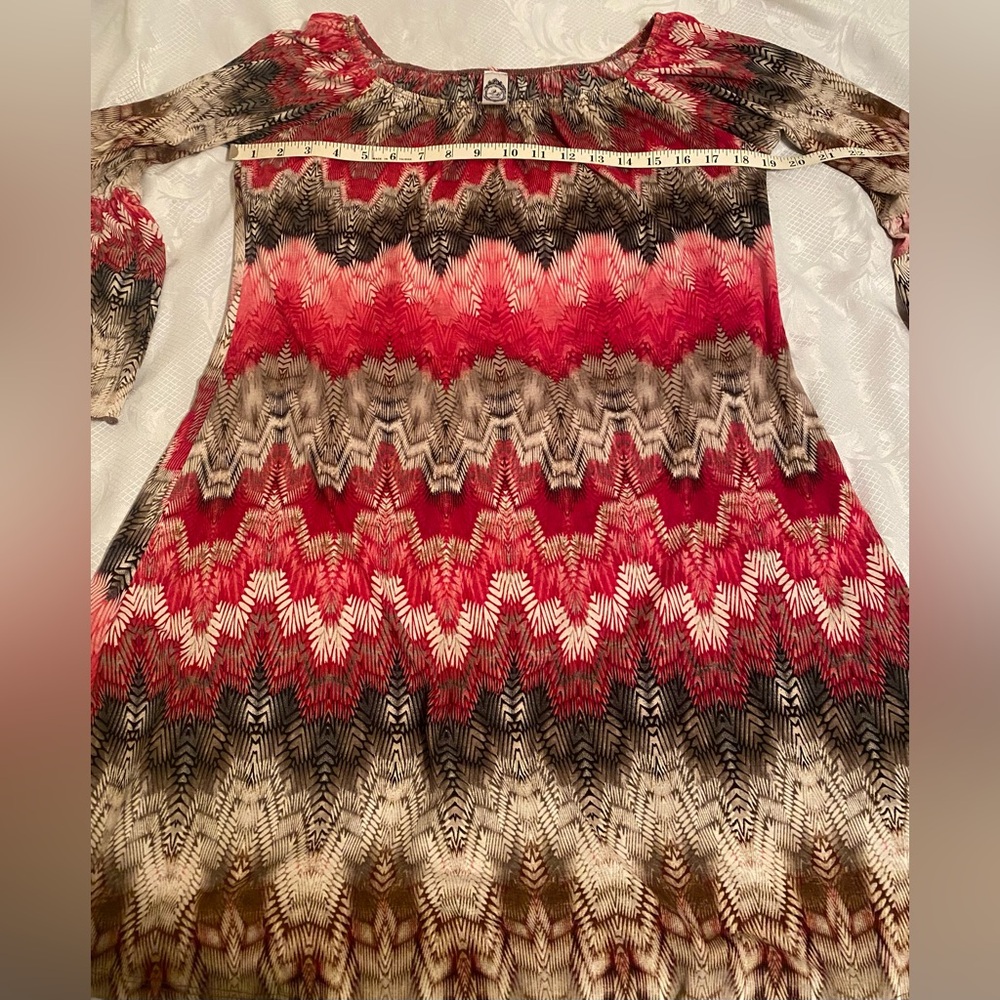 Multi-Color Printed Dress - Picture 3 of 5